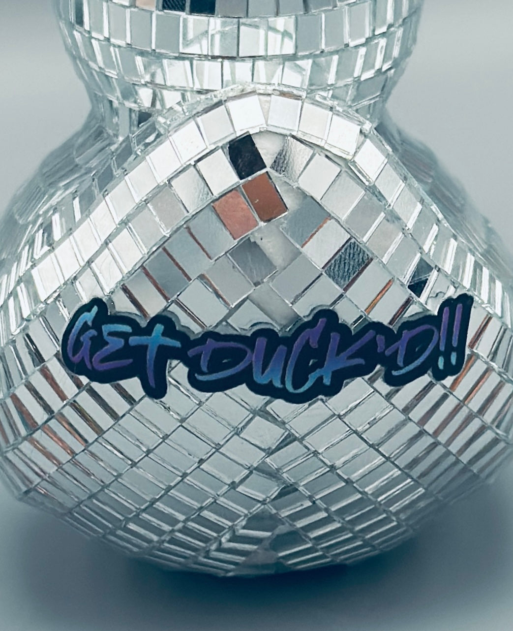 The Original Disco-Ball Duck (Silver)