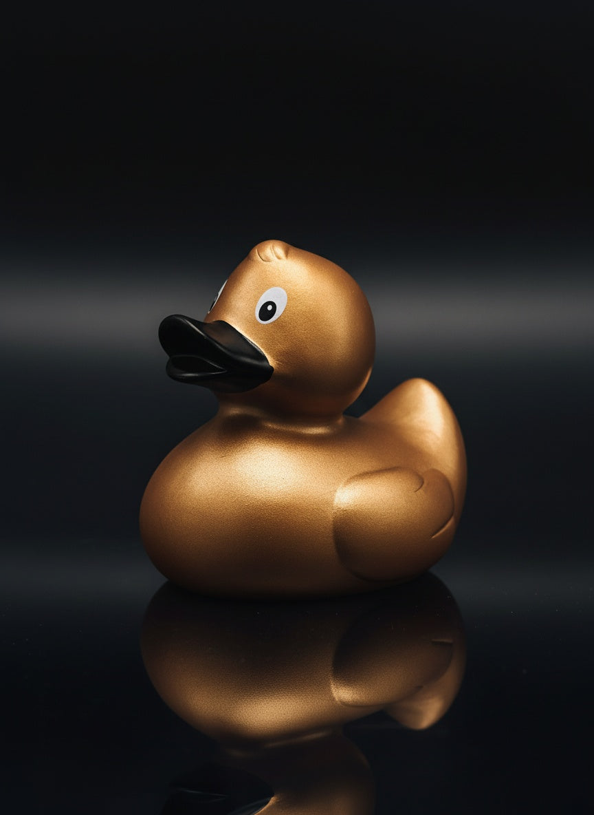Metallic Gold Duck