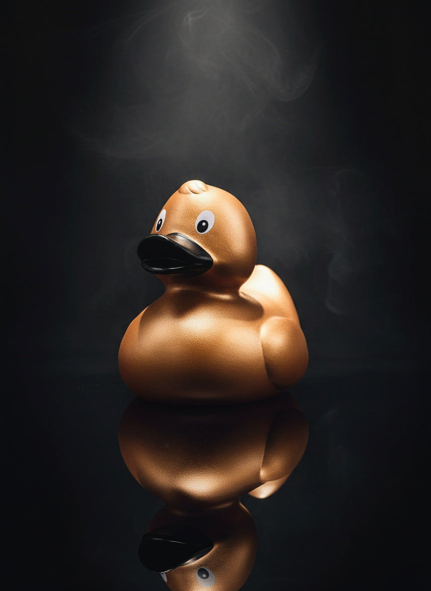 Metallic Copper Duck