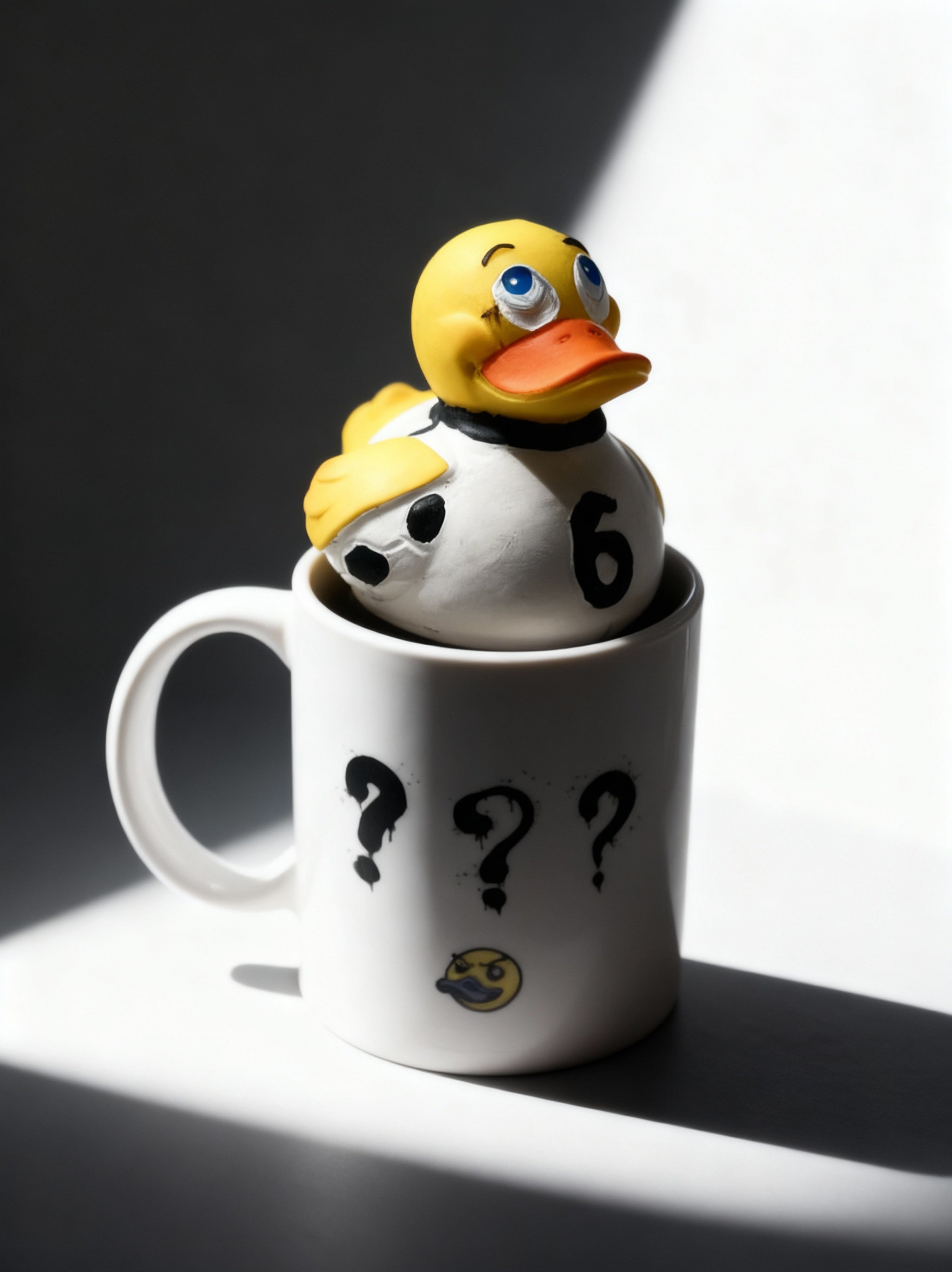 Football Player Duck & GET DUCK'D!! Mug Set