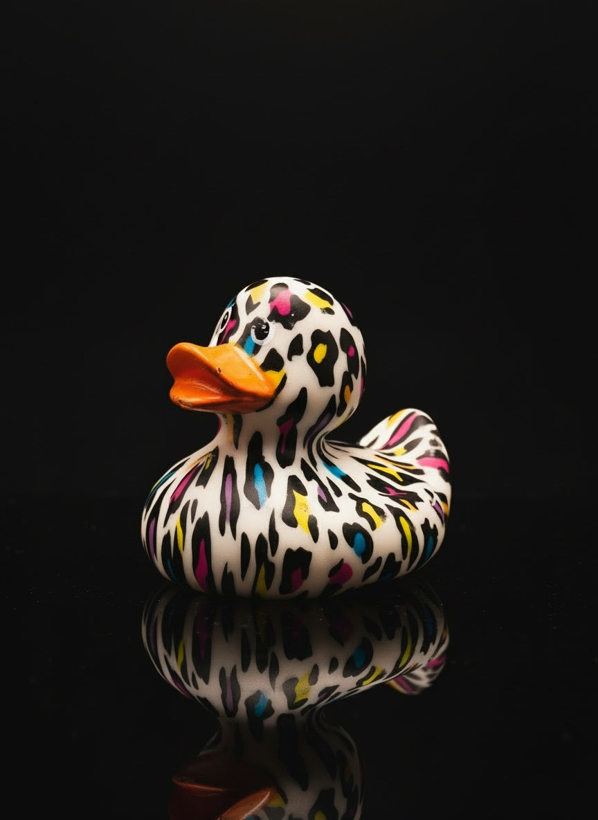 80's Leopard Print Duck